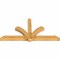 Ekena Millwork Redmond Rough Sawn Timber Gable Bracket, Western Red Cedar, 96"W x 48"H x 6"D x 6"F, 12/12 Pitch GBW096X48X0606RED00RWR - alternate 5